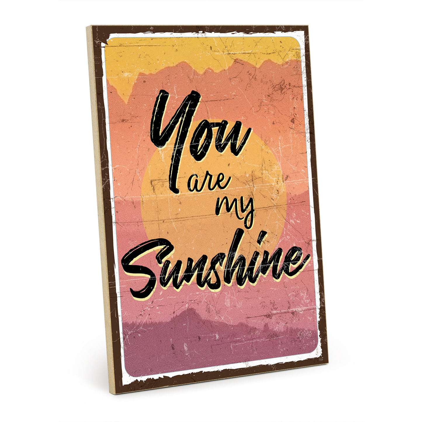 Holzschild mit Spruch - Liebe - You are my sunshine – HS-GH-00704