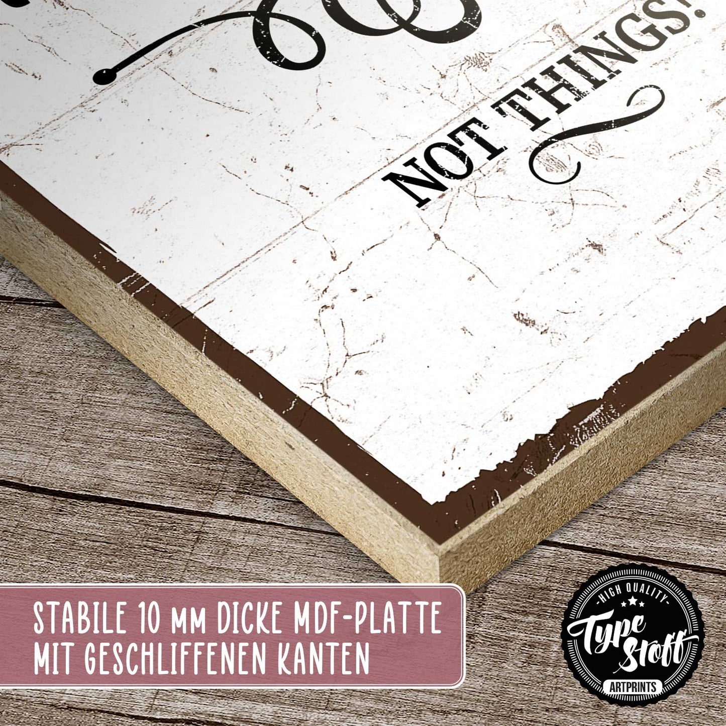 Holzschild mit Spruch - Hygge - collect moments – HS-GH-01360